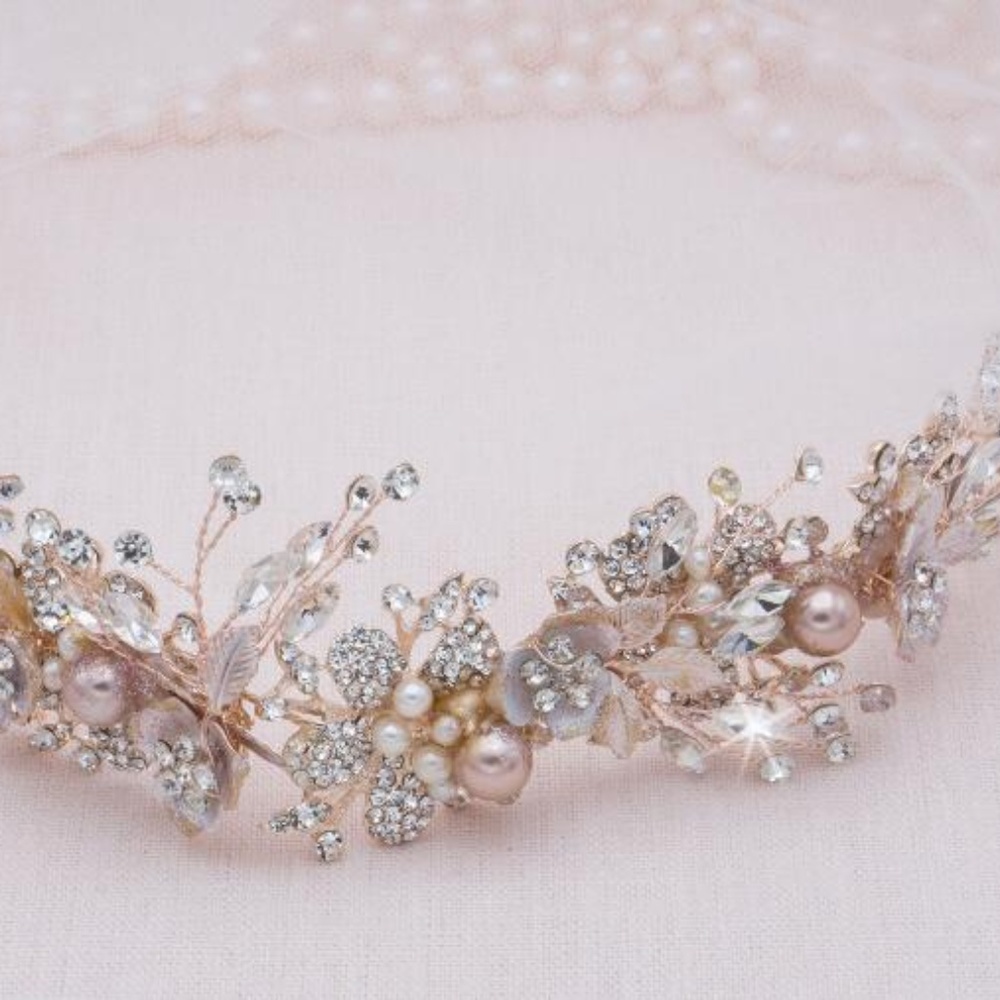 Bridal hair crown
